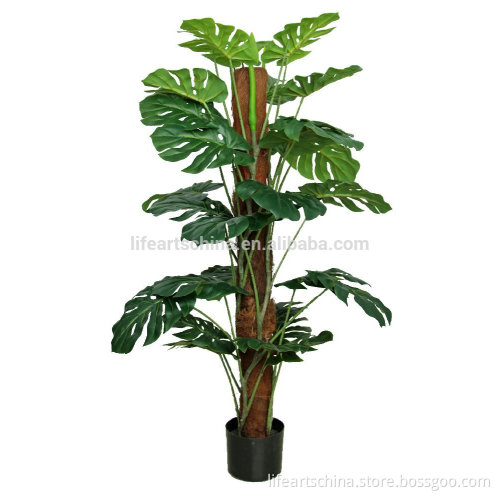 2016 artificial tree 115cm artificial monstera plant for indoor decoration
